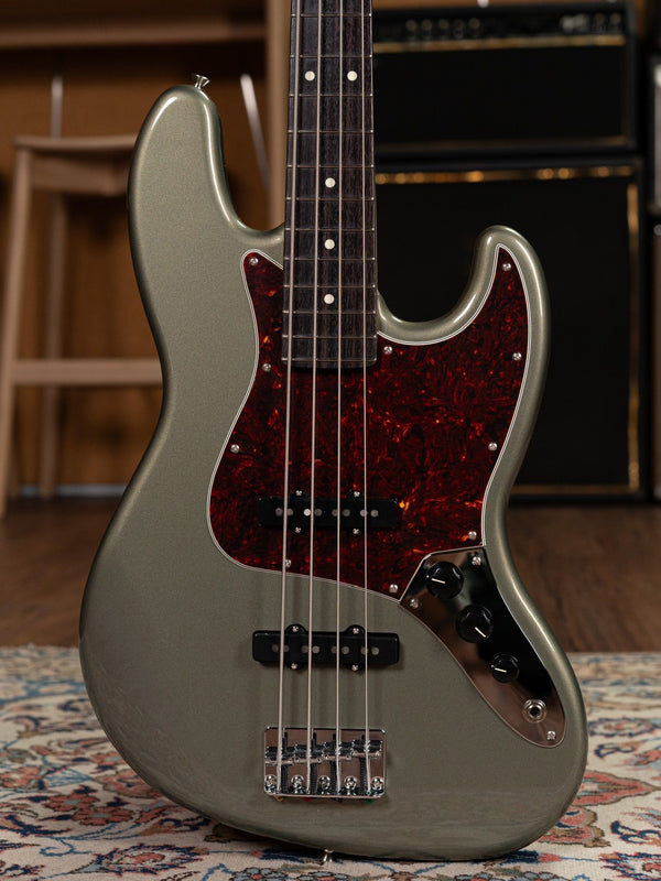 เบสไฟฟ้า Fender FSR Collection Hybrid II Jazz Bass, Jasper Olive Metallic