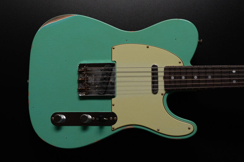 กีตาร์ไฟฟ้า Fender Custom Shop 1964 Telecaster Relic Aged Sea Foam Green