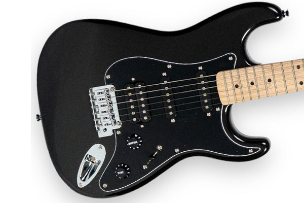 Squier FSR Affinity Series Stratocaster Junior HSS, Metallic Black กีตาร์ไฟฟ้า
