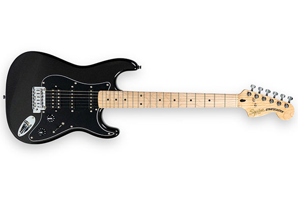 Squier FSR Affinity Series Stratocaster Junior HSS, Metallic Black กีตาร์ไฟฟ้า