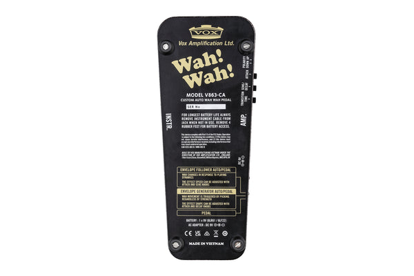 Vox V863-CA Wah Pedals เอฟเฟคกีต้าร์ เสียงวาว