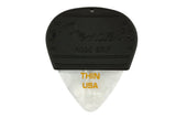 ปิ๊กกีต้าร์ Fender Mojo Grip Picks, Celluloid 3-Pack, Thin, White Moto