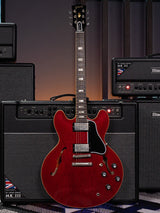 กีตาร์ไฟฟ้า Gibson Custom Shop Murphy Lab 1964 ES-335 Reissue, Sixties Cherry, Ultra Light Aged