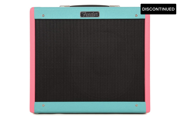 แอมป์กีต้าร์ไฟฟ้า FENDER AMP BLUES JR IV L.A. VICE PINK/SEA FOAM GREEN