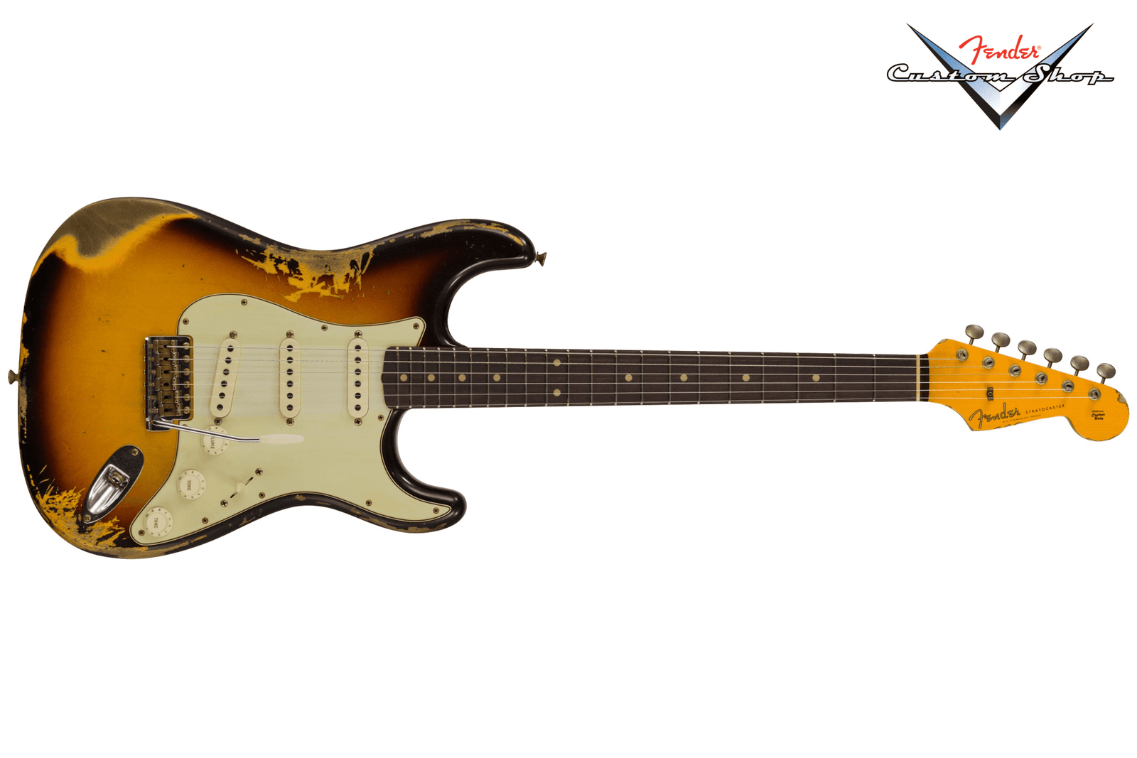 กีต้าร์ไฟฟ้า Fender Custom Shop '61 Strat Heavy Relic – เบ๊ เงียบ เส็ง