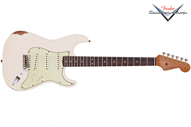 Fender Custom Shop 63 Stratocaster Relic, Super Faded Aged Shell Pink