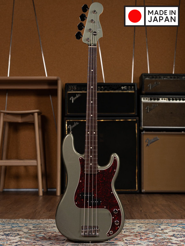 เบสไฟฟ้า Fender FSR Collection Hybrid II Precision Bass, Jasper Olive Metallic