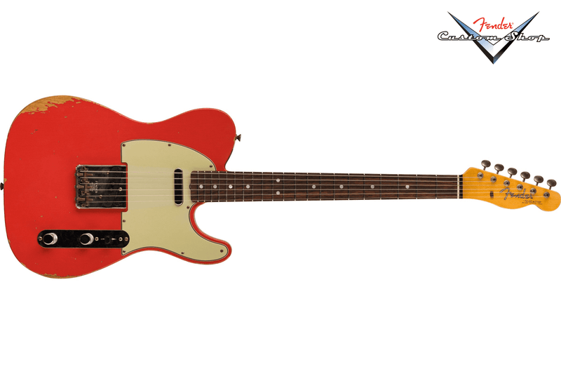 กีตาร์ Fender Custom Shop 1964 Telecaster Relic Aged Fiesta Red