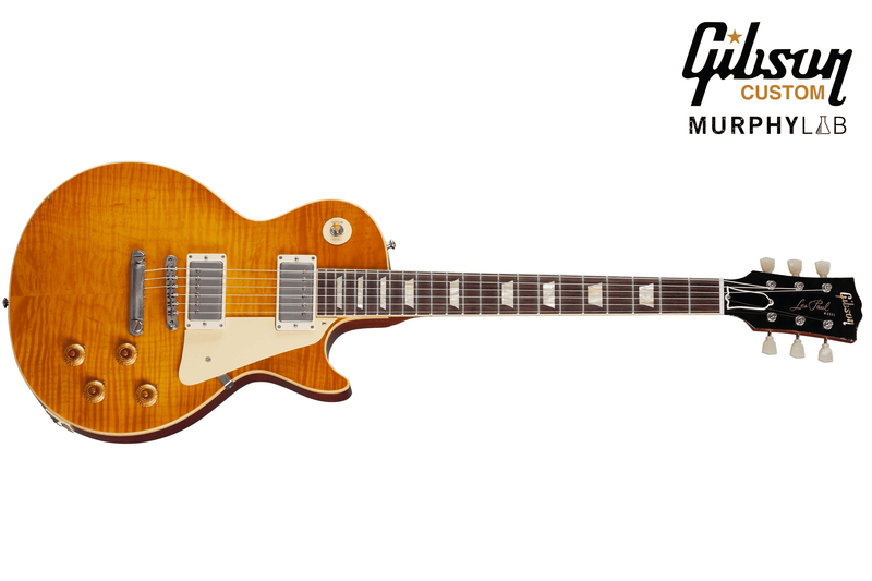 กีต้าร์ไฟฟ้า Gibson 1959 Les Paul Standard Dirty Lemon Burst Light Aged