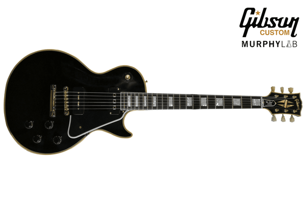 Gibson Murphy Lab 1954 Les Paul Custom Ebony Ultra Light Aged