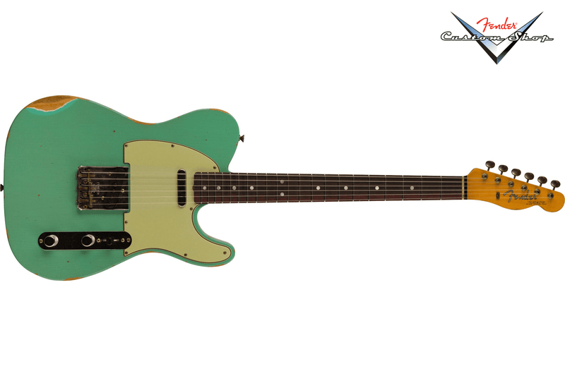 กีตาร์ไฟฟ้า Fender Custom Shop 1964 Telecaster Relic Aged Sea Foam Green