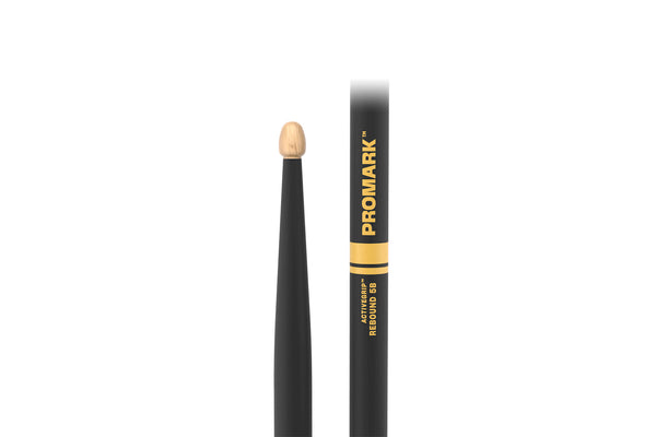 ProMark R5BAG Rebound 5B ActiveGrip Hickory Drumstick, Acorn Wood Tip