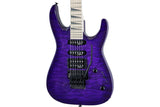 กีตาร์ไฟฟ้า Jackson Special Edition JS34Q Dinky DKA-M QM, Transparent Purple