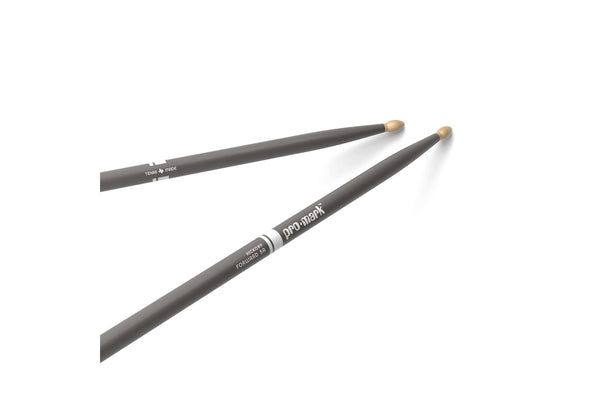 ProMark TX5AW-GY Classic Forward 5A Painted Grey Hickory Drumstick, Oval Wood Tip