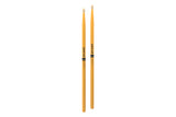 ProMark TX5AW-YL Classic Forward 5A Painted Yellow Hickory Drumstick, Oval Wood Tip