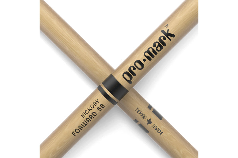 ProMark TX5BN Classic Forward 5B Hickory Drumstick, Oval Nylon Tip