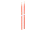 ProMark TX5BW-OR Classic Forward 5B Painted Orange Hickory Drumstick, Oval Wood Tip