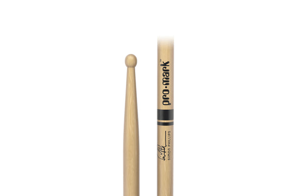 ProMark TX707W Simon Phillips 707 Hickory Drumstick, Large Round Wood Tip