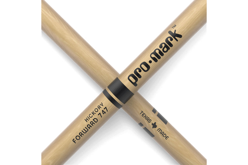 ProMark TX747W Classic Forward 747 Hickory Drumstick, Oval Wood Tip