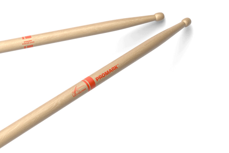 ไม้กลอง ProMark Matt Halpern TXMHW Hickory Drumstick, Wood Tip