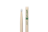 ProMark TXR2BN Classic Forward 2B Raw Hickory Drumstick, Oval Nylon Tip