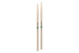 ProMark TXR2BW Classic Forward 2B Raw Hickory Drumstick, Oval Wood Tip