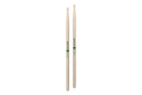 ProMark TXR5BW Classic Forward 5B Raw Hickory Drumstick, Oval Wood Tip