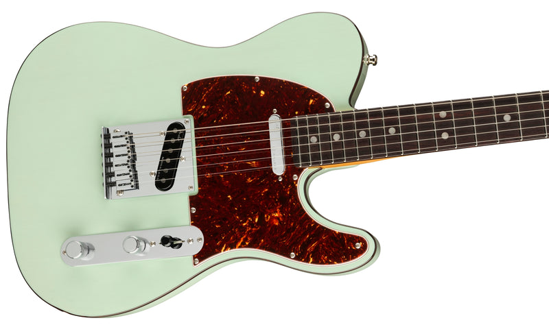 กีต้าร์ไฟฟ้า Fender American Ultra Luxe Telecaster Transparent Surf Green