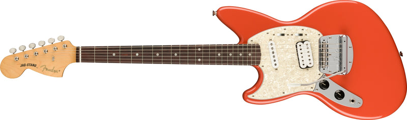 กีต้าร์ไฟฟ้า Fender Kurt Cobain Jag-Stang Left-Hand Fiesta Red