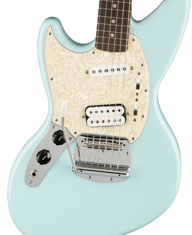 กีต้าร์ไฟฟ้า Fender Kurt Cobain Jag-Stang Left-Hand Sonic Blue