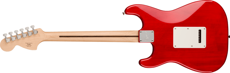 กีต้าร์ไฟฟ้า Squier FSR Affinity Series Stratocaster QMT Crimson Red Transparent