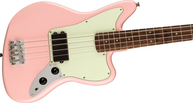 เบสไฟฟ้า Squier FSR Affinity Series Jaguar Bass H Shell PInk