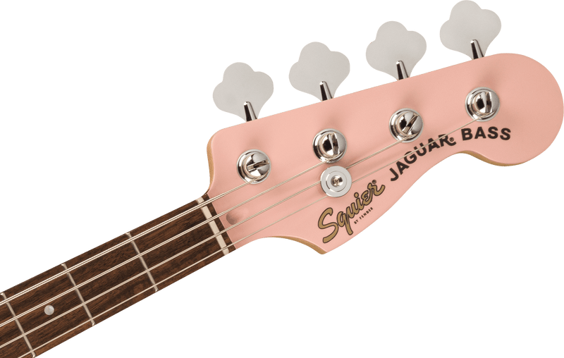 เบสไฟฟ้า Squier FSR Affinity Series Jaguar Bass H Shell PInk