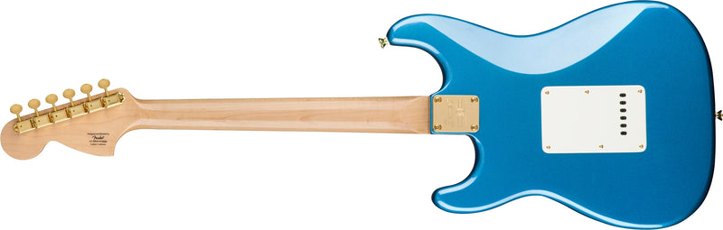กีต้าร์ไฟฟ้า Squier 40th Anniversary Stratocaster, Gold Edition, Lake Placid Blue