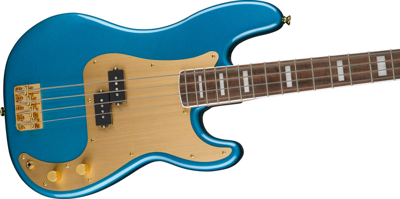 เบสไฟฟ้า Squier 40th Anniversary Precision Bass, Gold Edition, Lake Placid Blue