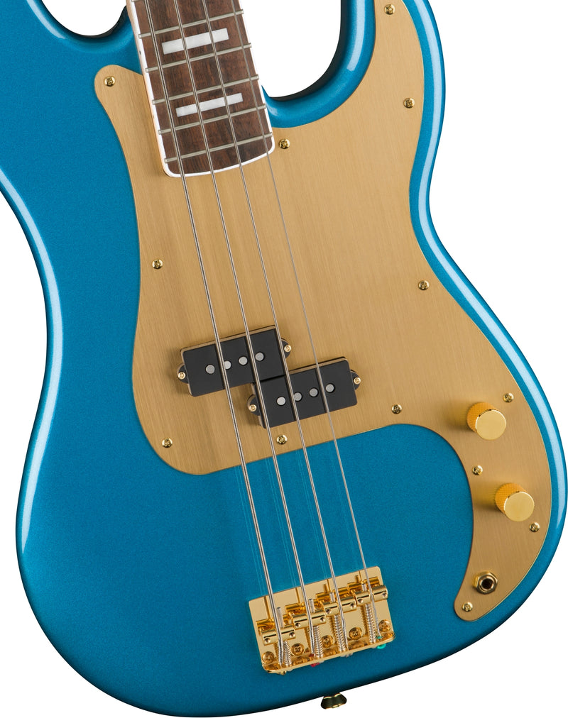 เบสไฟฟ้า Squier 40th Anniversary Precision Bass, Gold Edition, Lake Placid Blue