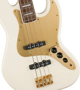 เบสไฟฟ้า Squier 40th Anniversary Jazz Bass, Gold Edition, Olympic White