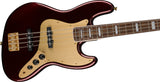 เบสไฟฟ้า Squier 40th Anniversary Jazz Bass, Gold Edition, Ruby Red Metallic