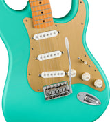 Squier 40th Anniversary Stratocaster, Vintage Edition, Satin Sea Foam Green