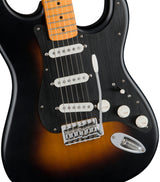 Squier 40th Anniversary Stratocaster, Vintage Edition, Satin Wide 2-Color Sunburst