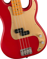 Squier 40th Anniversary Precision Bass, Vintage Edition, Satin Dakota Red