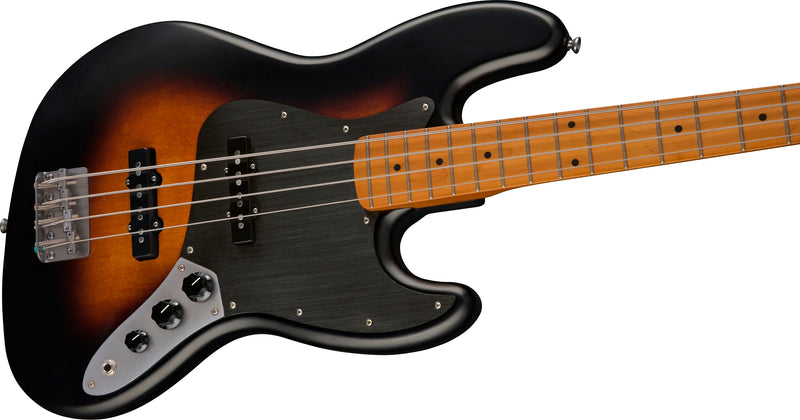 Squier 40th Anniversary Jazz Bass, Vintage Edition, Satin Wide 2-Color Sunburst