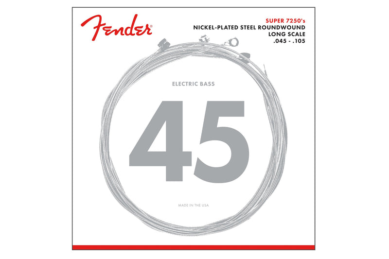 สายเบส FENDER 7250 BASS STRINGS 45-105