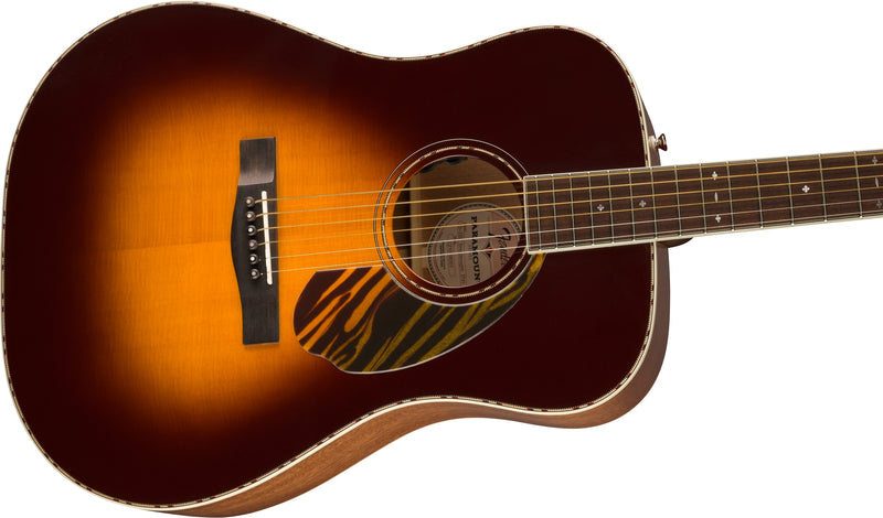 กีต้าร์โปร่ง Fender Paramount PD-220E Dreadnought 3-Color Vintage Sunburst