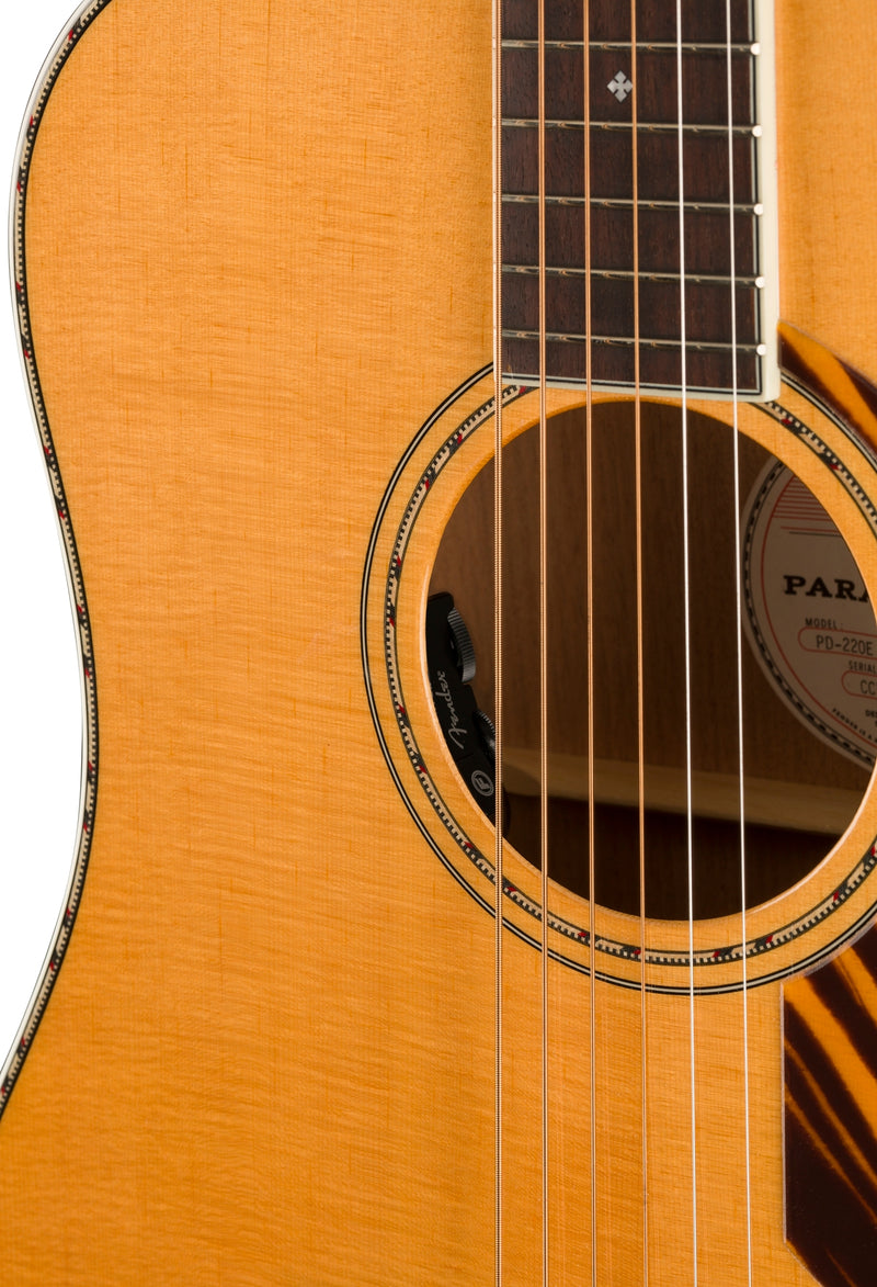 กีต้าร์โปร่ง Fender Paramount PD-220E Dreadnought Natural