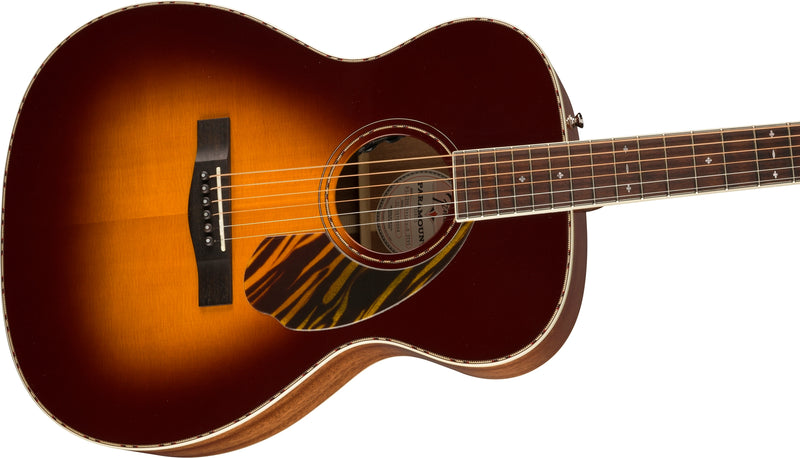 กีต้าร์โปร่ง Fender Paramount PO-220E Orchestra 3-Color Vintage Sunburst