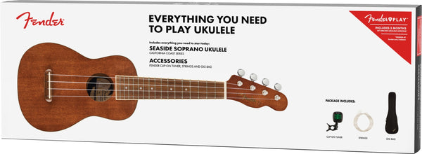 อูคูเลเล่ Fender Seaside Soprano Ukulele Pack