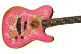 Fender Limited Edition American Acoustasonic Telecaster Pink Paisley