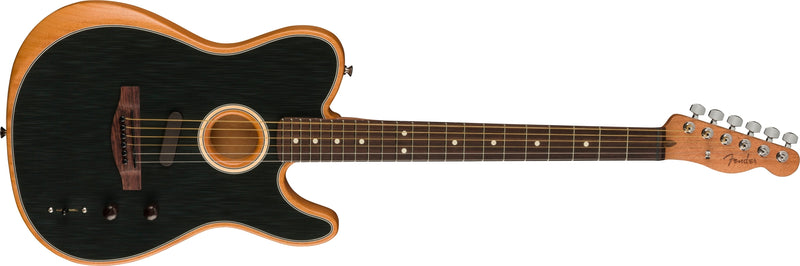 กีต้าร์โปร่ง Fender Acoustasonic Player Telecaster Brushed Black
