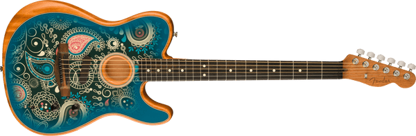 กีต้าร์โปร่ง Fender American Acoustasonic Telecaster Blue Paisley